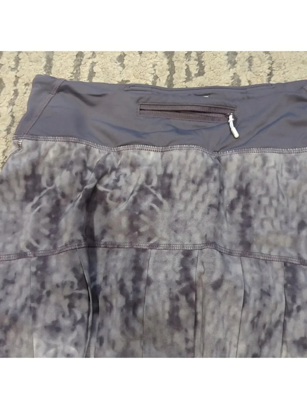RARE Lululemon Run Speed Skirt Snowy Owl 6 tall